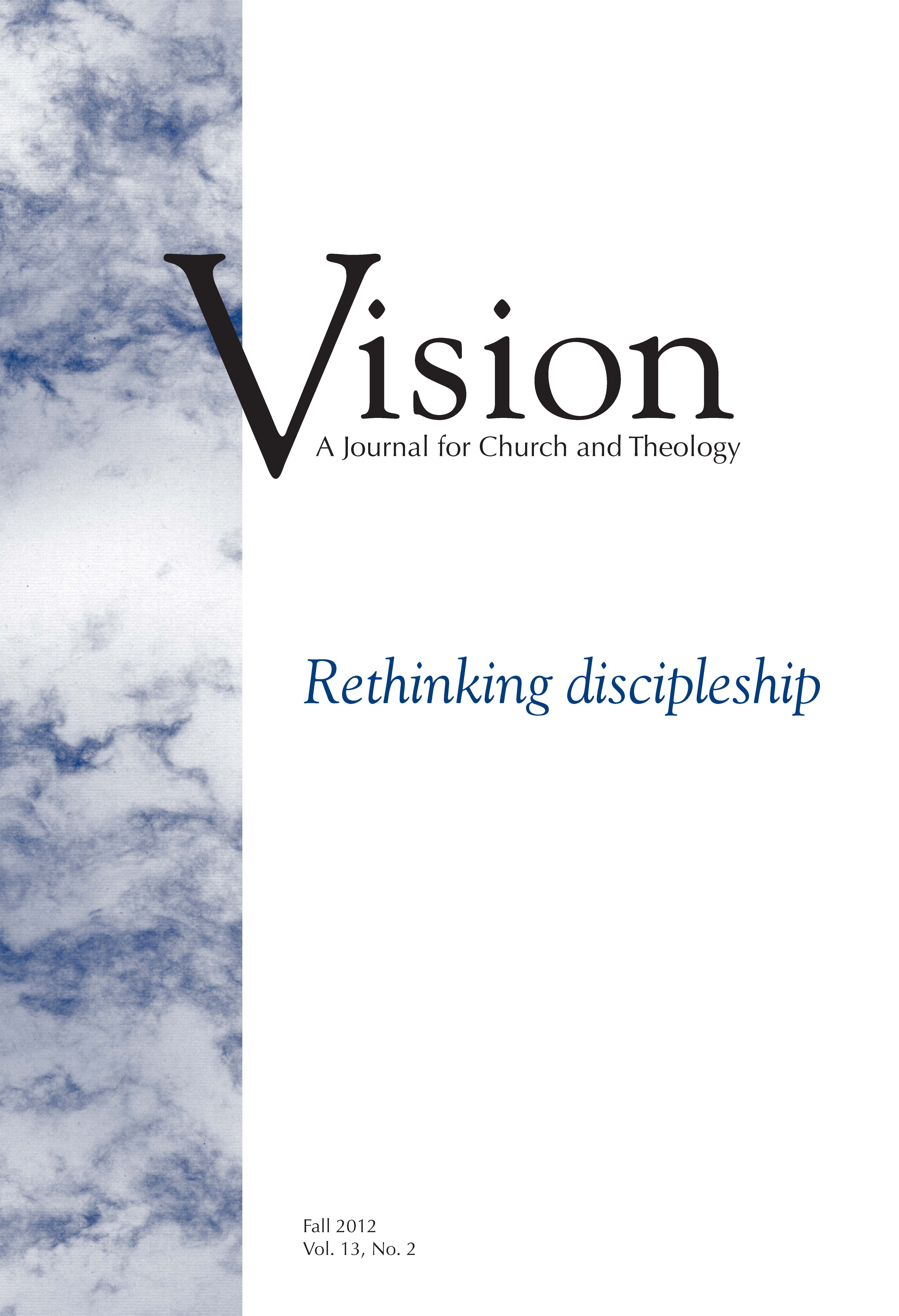 vision cover rethinking discipleship