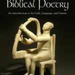 Elements of Biblical Poetry ebook cover image depicting a carving of figure playing a harp